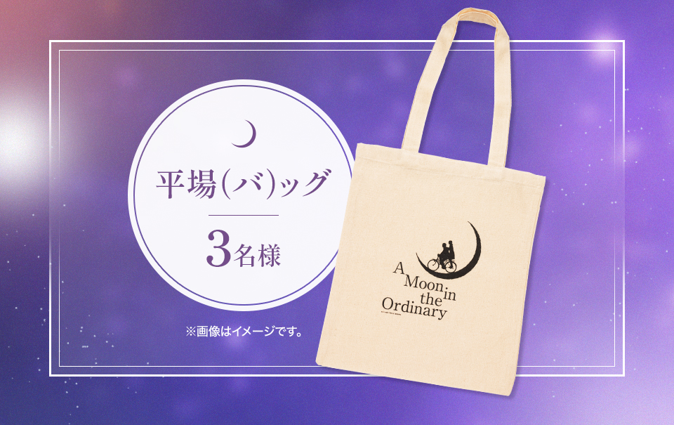 賞品：平場（バ）ッグ 3名様　※画像はイメージです。