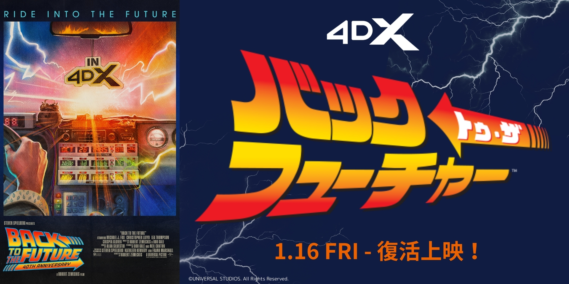 『バック・トゥ・ザ・フューチャー』公開40周年限定上映