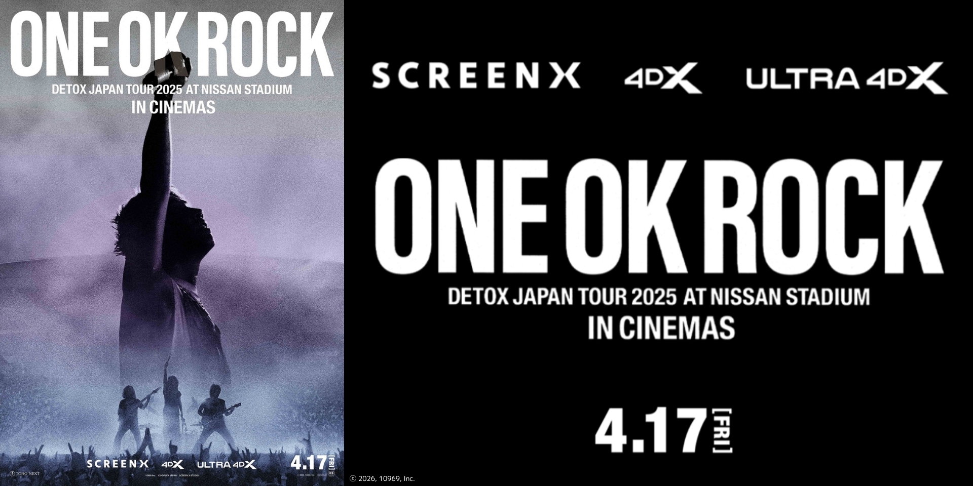 ONE OK ROCK DETOX JAPAN TOUR 2025 AT NISSAN STADIUM IN CINEMAS